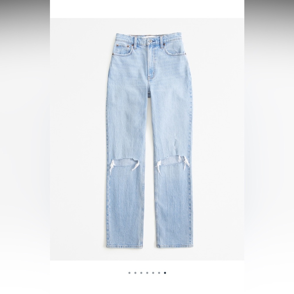 Abercrombie 90s Straight Ultra High Rise Jean